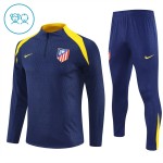 Dječji Atlético Madrid Sweatshirt Za Trening Četvrt-Zip 2025-26 Navy Dječji Atlético Madrid Sweatshirt Za Trening Četvrt-Zip 2025-26 Navy